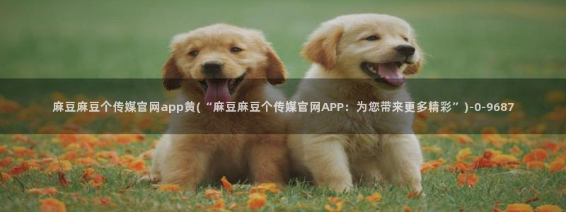 麻豆 在线看更新：麻豆麻豆个传媒官网app黄(“